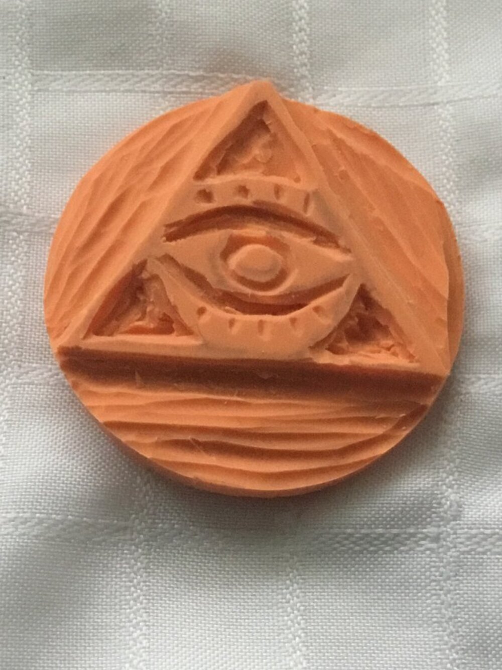 Two sides hand made rubber stamp